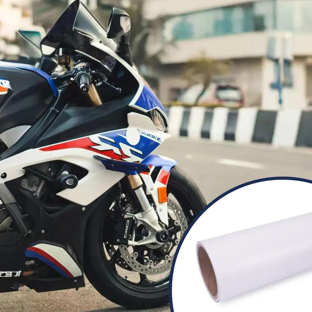Double coated PE Release Liner self adhesive vinyl for automotive graphics application